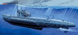 MIRAGE 40413 - 1:400 U-826 typ U-VII Turm IV - Niemiecki okręt podwodny