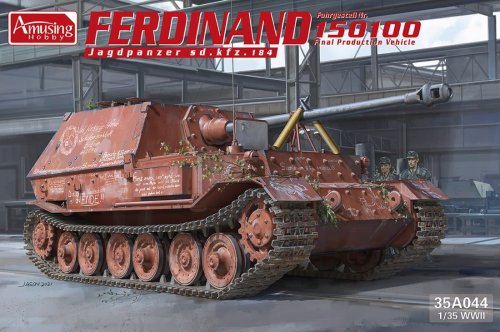 Go to product AMUSING HOBBY 35A044 - 1:35 Ferdinand Jagdpanzer sd.kfz. 184 Final Production Vehicle No.15100