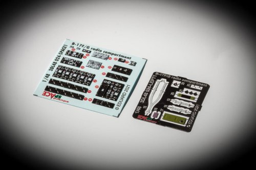 Go to product EDUARD 3DL48024 - 1:48 B-17F/G radio compartment - Space 3D Decals + PE
