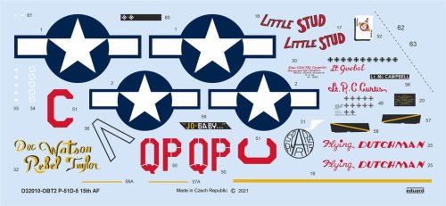 Go to product EDUARD D32010 - 1:32 P-51D-5 15th AF