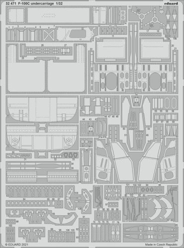 Go to product EDUARD 32471 - 1:32 F-100C undercarriage