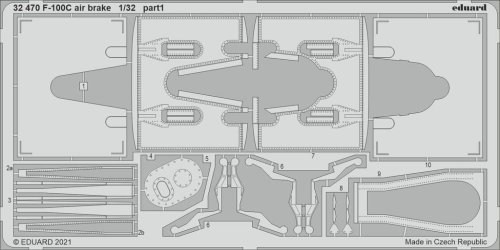 Go to product EDUARD 32470 - 1:32 F-100C air brake