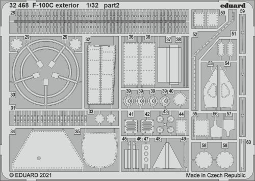 Go to product EDUARD 32468 - 1:32 F-100C exterior