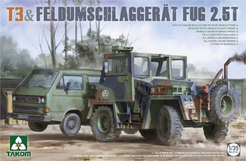 Go to product TAKOM 2141 - 1:35 T3 & Feldumschlaggerat Fug 2.5t