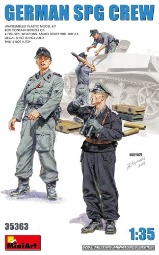 Go to product MINIART 35363 - 1:35 German SPG crew