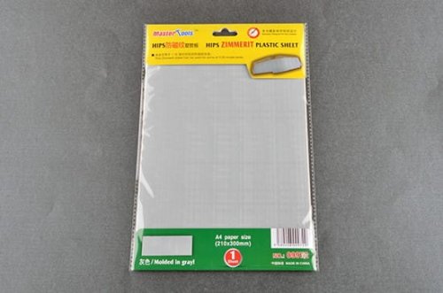 Go to product TRUMPETER 09972 - Zimmerit covered HIPS sheet in 1:35 scale