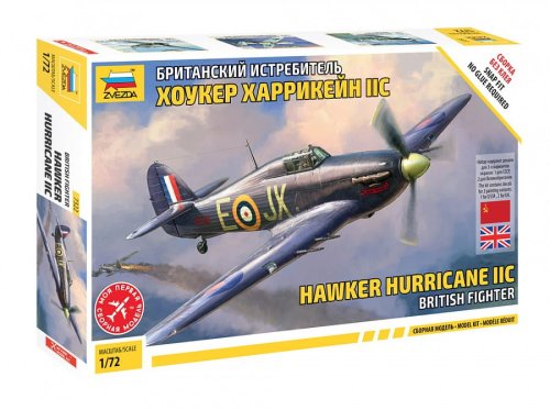Go to product ZVEZDA 7322 - 1:72 Hawker Hurricane IIC - British Fighter