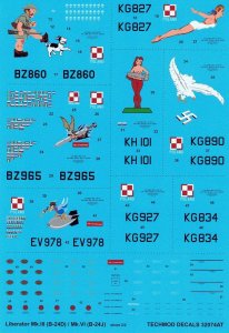 TECHMOD 32074 - 1:32 B-24 Liberator