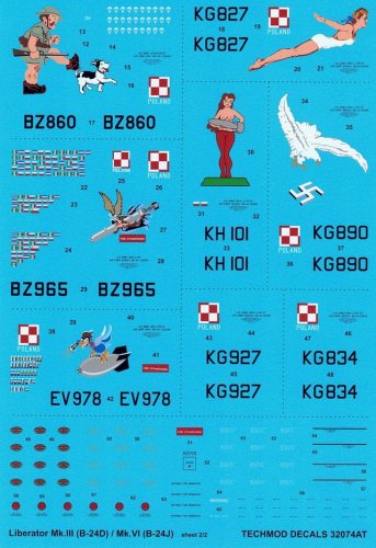 Go to product TECHMOD 32074 - 1:32 B-24 Liberator