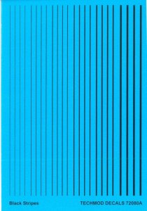 TECHMOD 72080 - 1:72 Black Stripes