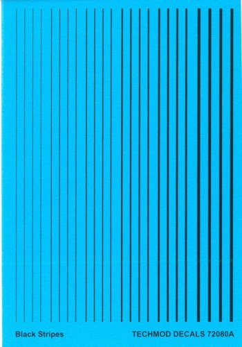 Go to product TECHMOD 72080 - 1:72 Black Stripes