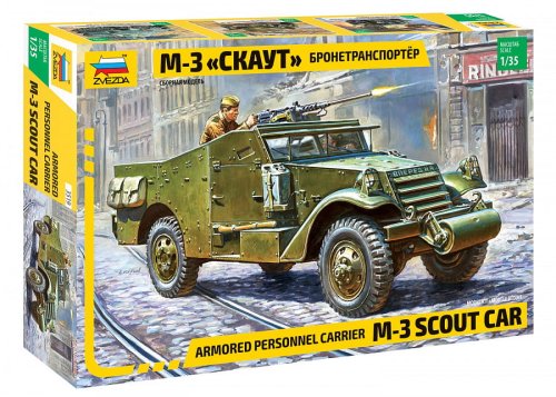 Go to product ZVEZDA 3519 - 1:35 M3 Armored Scout Car
