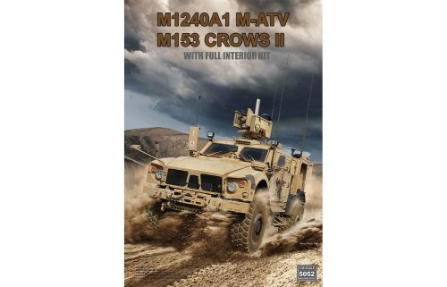 Go to product RYE FIELD MODEL 5052 - 1:35 M1240A1 M-ATV M153 CROWS II with full interior kit