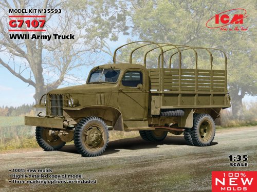 Go to product ICM 35593 - 1:35 G7107 WWII Army Truck