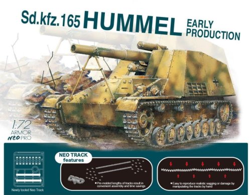 Go to product DRAGON 7627 - 1:72 Sd.Kfz.165 Hummel Early Production w/ Neo Track