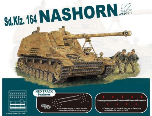 Go to product DRAGON 7626 - 1:72 Sd.Kfz.164 Nashorn w/ Neo Track