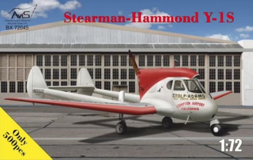 Go to product AVIS BX72045 - 1:72 Stearman-Hammond Y-1S