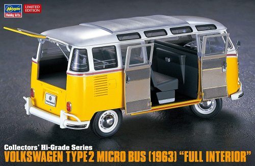 Go to product HASEGAWA CH48 51048 - 1:24 Volkswagen Type2 Micro Bus 1963 Full Interior