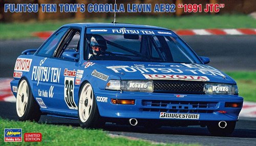 Go to product HASEGAWA 20492 - 1:24 Fujitsu Ten Tom's Corolla Levin AE92 1991 JTC