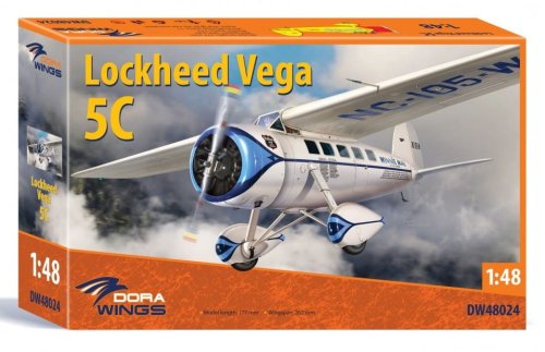 Go to product DORA WINGS DW 48024 - 1:48 Lockheed Vega 5c