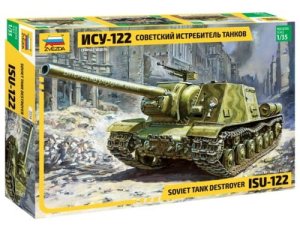 ZVEZDA 3534 - 1:35 ISU-122 Soviet Tank Destroyer