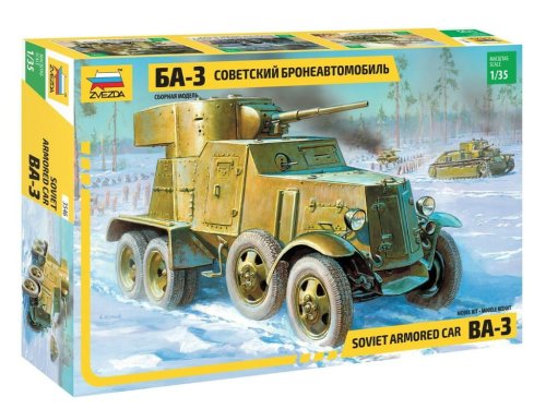 Go to product ZVEZDA 3546 - 1:35 BA-3 Soviet Armored Car mod.1934