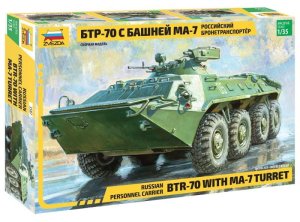 ZVEZDA 3587 - 1:35 BTR-70 with MA-7 Turret