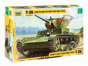 ZVEZDA 3538 - 1:35 Soviet T-26 Tank