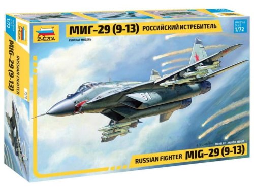 Go to product ZVEZDA 7278 - 1:72 MiG-29 ( 9-13 ) Soviet Fighter