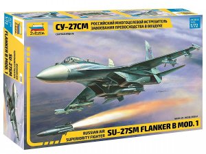 ZVEZDA 7295 - 1:72 Su-27 SM Flanker B Mod.1