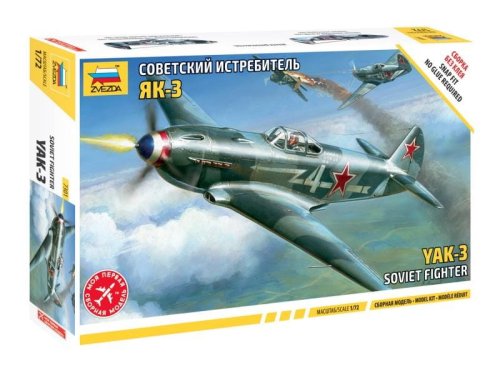 Go to product ZVEZDA 7301 - 1:72 Yak-3 Soviet Fighter
