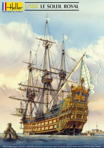 HELLER 58899 - 1:100 Le Soleil Royal 1692 - Starter Kit