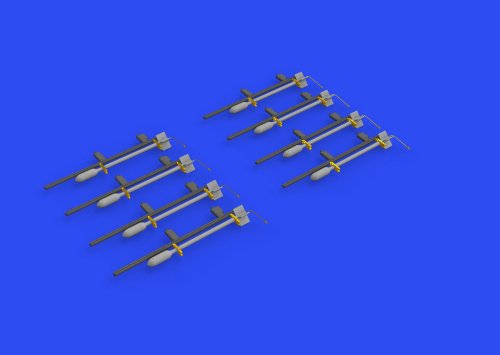 Go to product EDUARD 648641 - 1:48 RP-3 60lb rockets for Tempest Mk.II