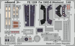 EDUARD FE1209 - 1:48 Fw 190D-9 Weekend