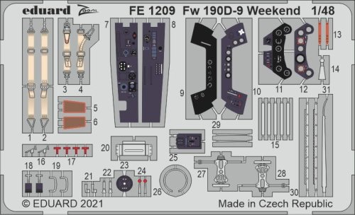 Go to product EDUARD FE1209 - 1:48 Fw 190D-9 Weekend