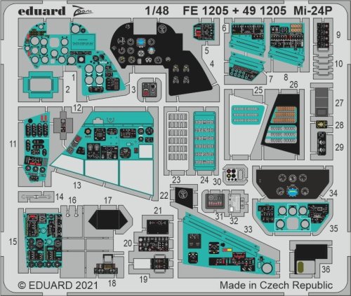 Go to product EDUARD FE1205 - 1:48 Mi-24P