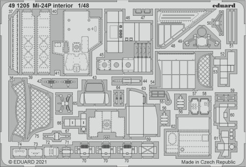 Go to product EDUARD 491205 - 1:48 Mi-24P interior