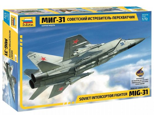 Go to product ZVEZDA 7229 - 1:72 MiG-31 Soviet interceptor