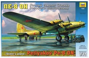 ZVEZDA 7280 - 1:72 Petlyakov PE-8