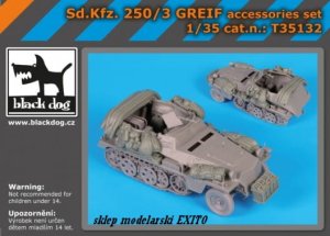 BLACK DOG T35132 - 1:35 Sd.Kfz. 250\3 Greif accessories set