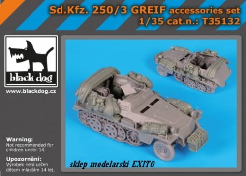 Go to product BLACK DOG T35132 - 1:35 Sd.Kfz. 250\3 Greif accessories set