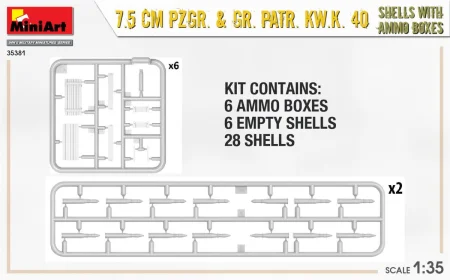 MINIART-35381-7.5cm Pzgr. & Gr. Patr. Kw.K. 40 Shells with ammo boxes (5).jpg