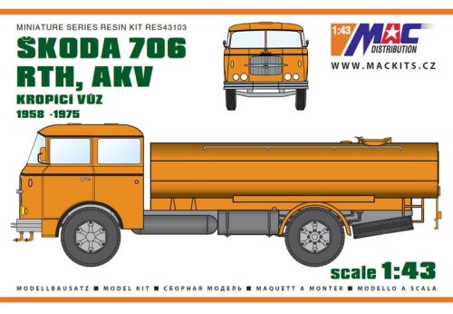 Go to product MAC 43103 - 1:43 Skoda 706 RTH, AKV