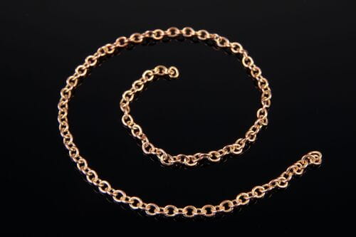 Go to product CMK H1016 - Brass chain 2,0mm x 2,5mm, length: 30 cm