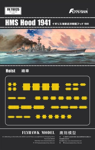 Go to product FLYHAWK 710125 - 1:700 HMS Hood 1941 - Hoist Detail Set