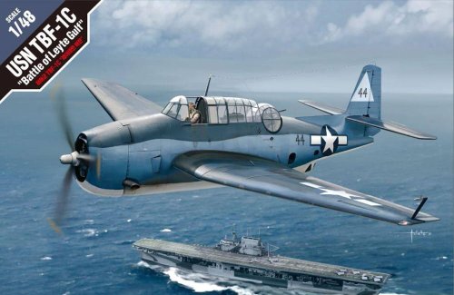 Go to product ACADEMY 12340 - 1:48 USN TBF-1C Battle of Leyte Gulf