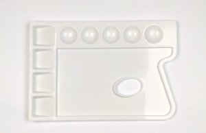 RENESANS CHPP24 - Plastic palette rectangle, small 23,5x16,5 cm