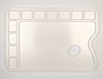 RENESANS CHPP27 - Plastic palette rectangle big 35x24 cm