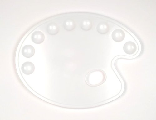Go to product RENESANS CHPP17A - Plastic palette round, medium 29x22 cm