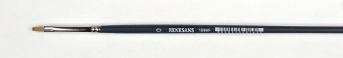 Go to product RENESANS J1094F - Flat paintbrush, size 0